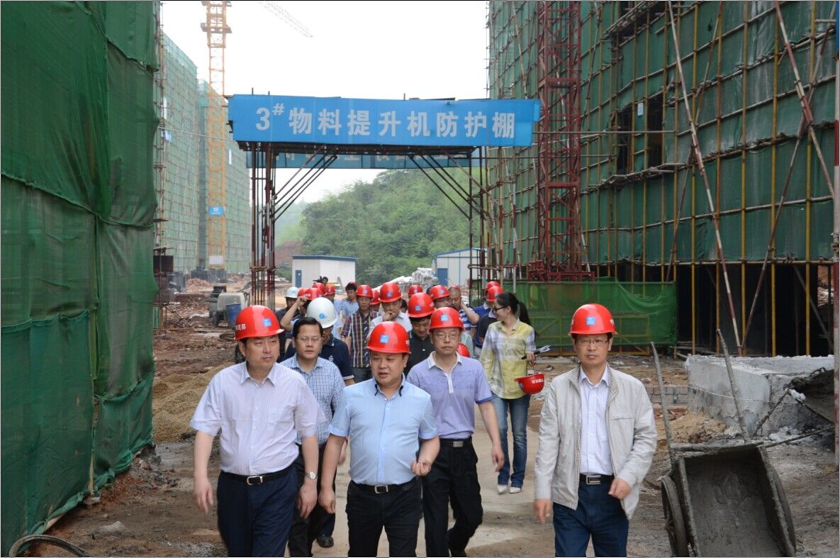 常务副市长王志刚一行视察服饰产业园并召开现场办公会
