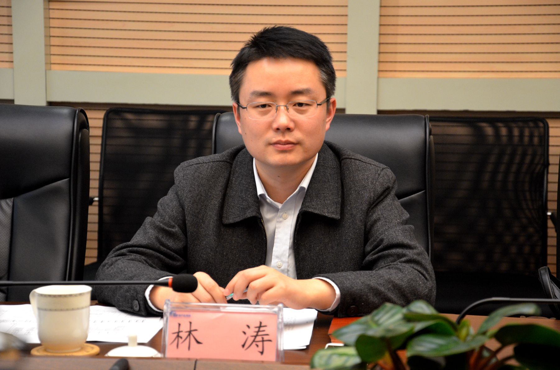 芦淞区副区长林涛一行来新芦淞集团调研