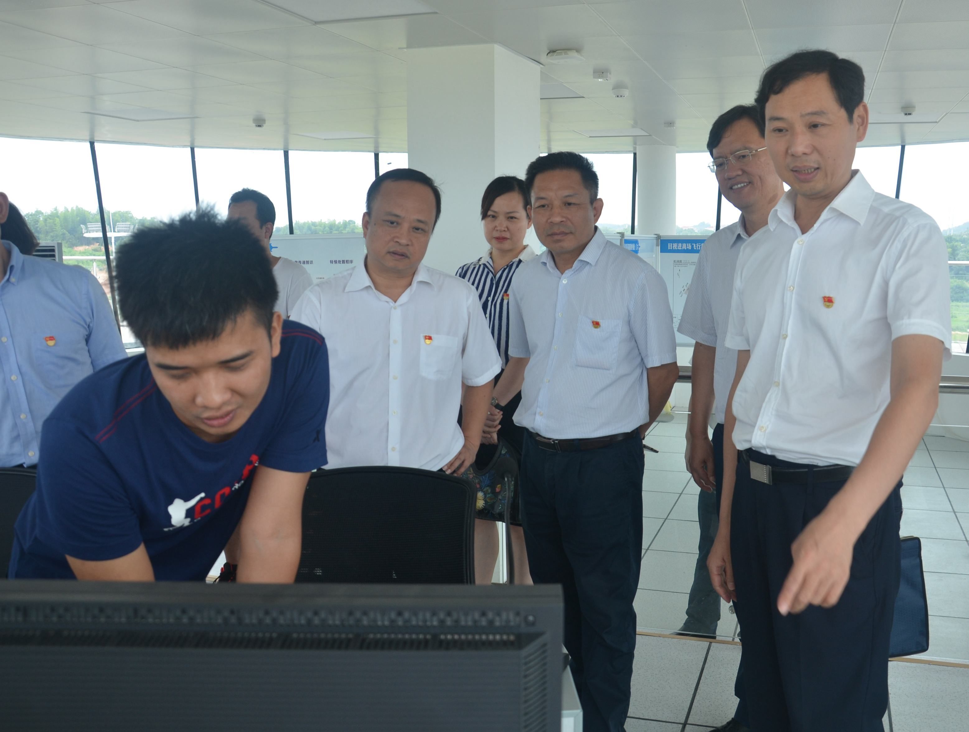 市党代表视察株洲航空城