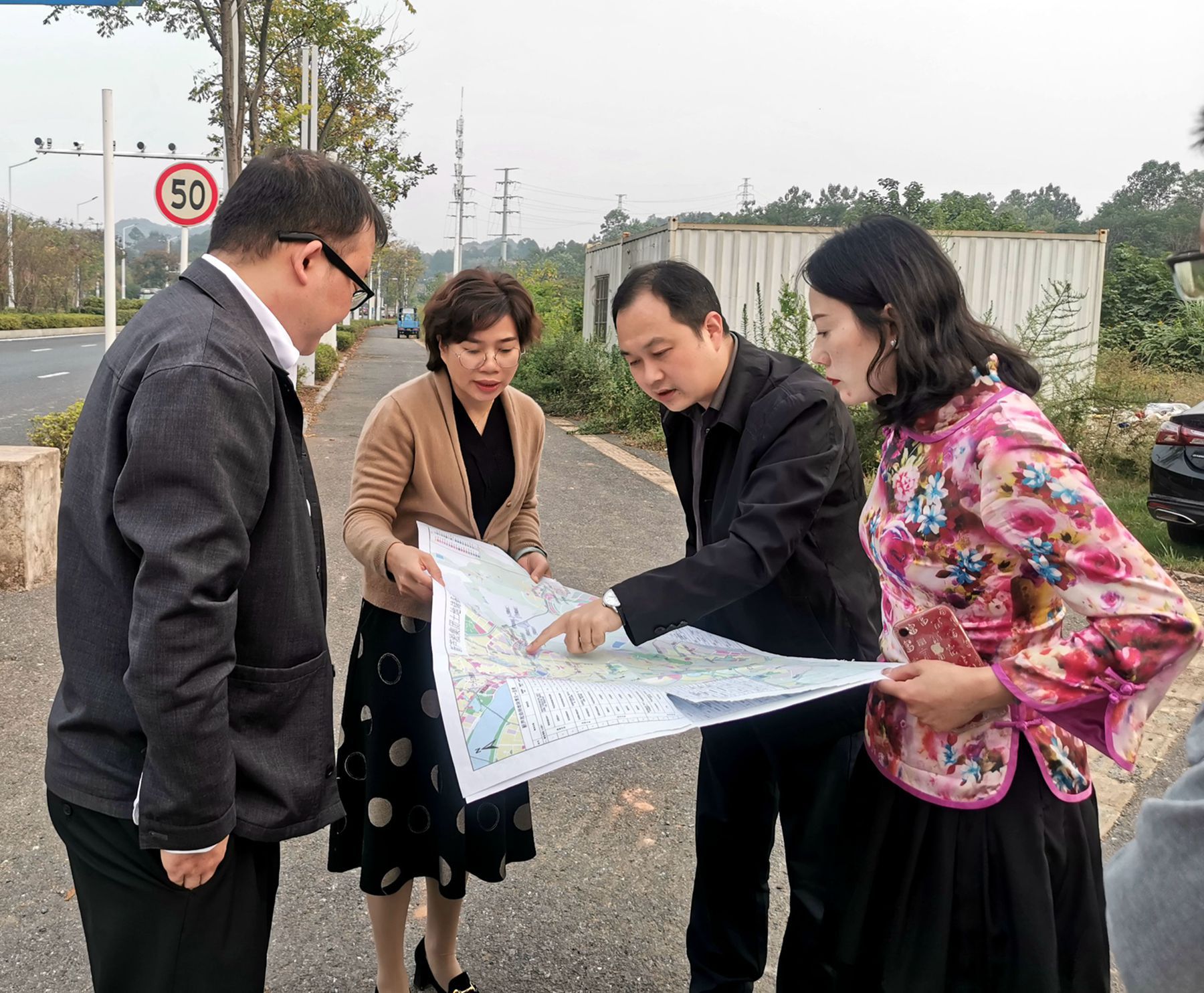 新芦淞集团主要领导调研存量土地盘活利用工作